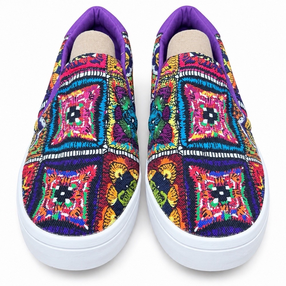 Adidas Courtvantage Slip On MIDGRA Purple S79966 Women's Size 9.5 Sneakers
